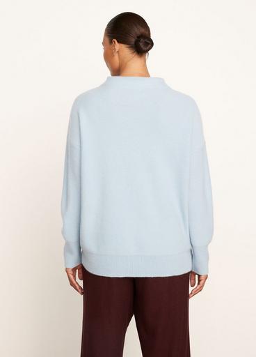 Cashmere Funnel Neck Sweater image number 3