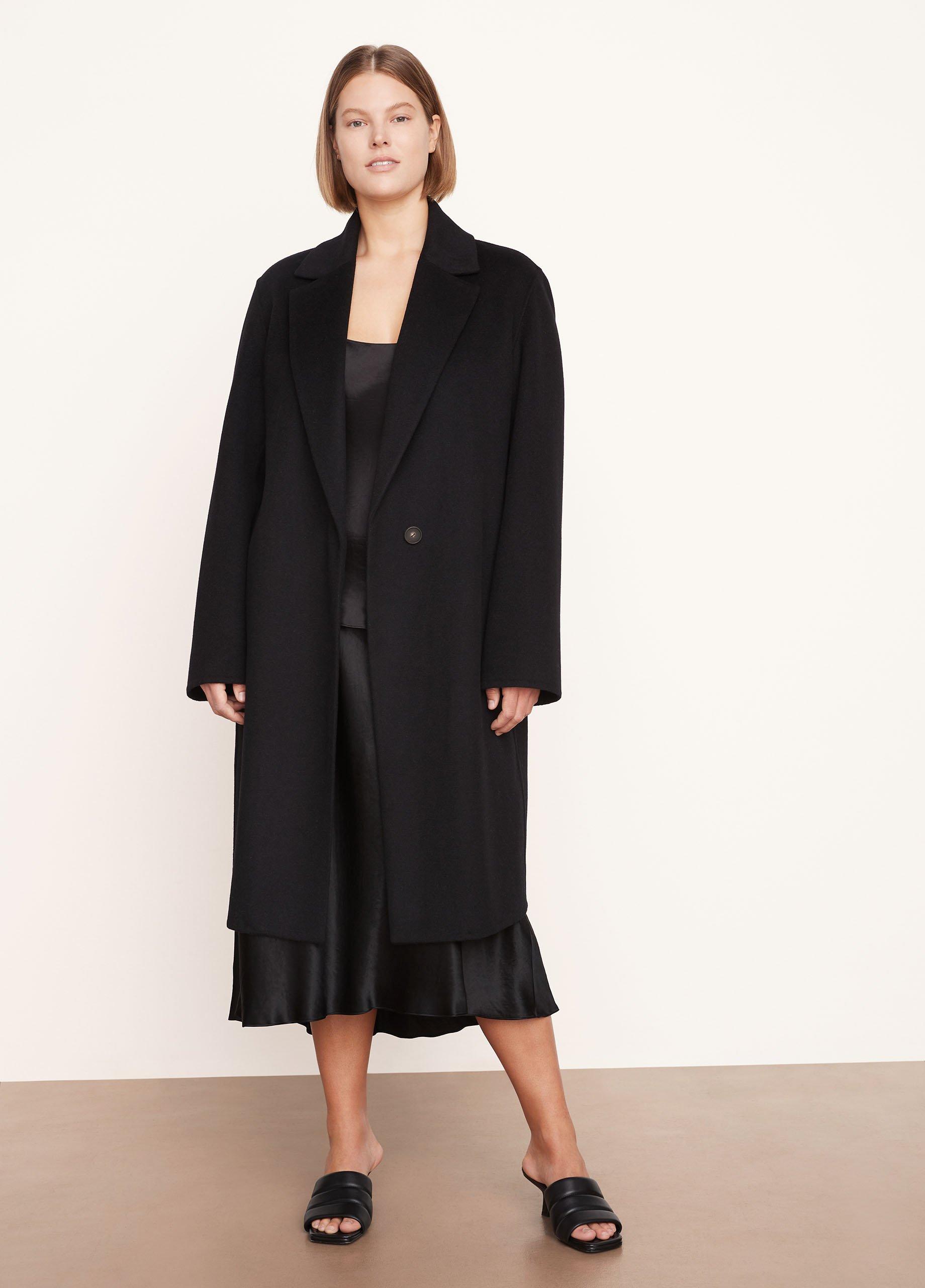 Classic Straight Coat in Extended Sizes Vince