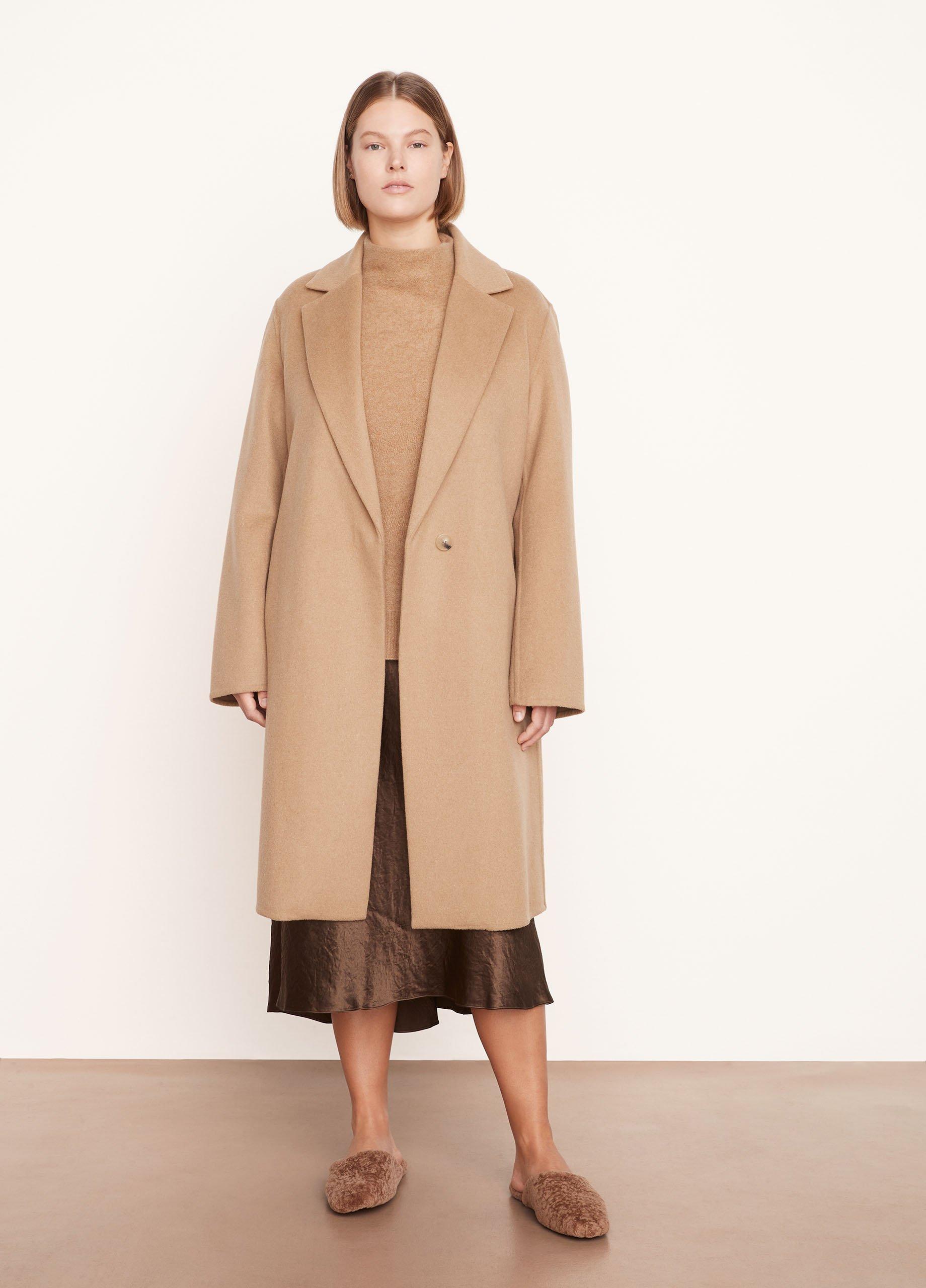 Vince suede sale trench coat