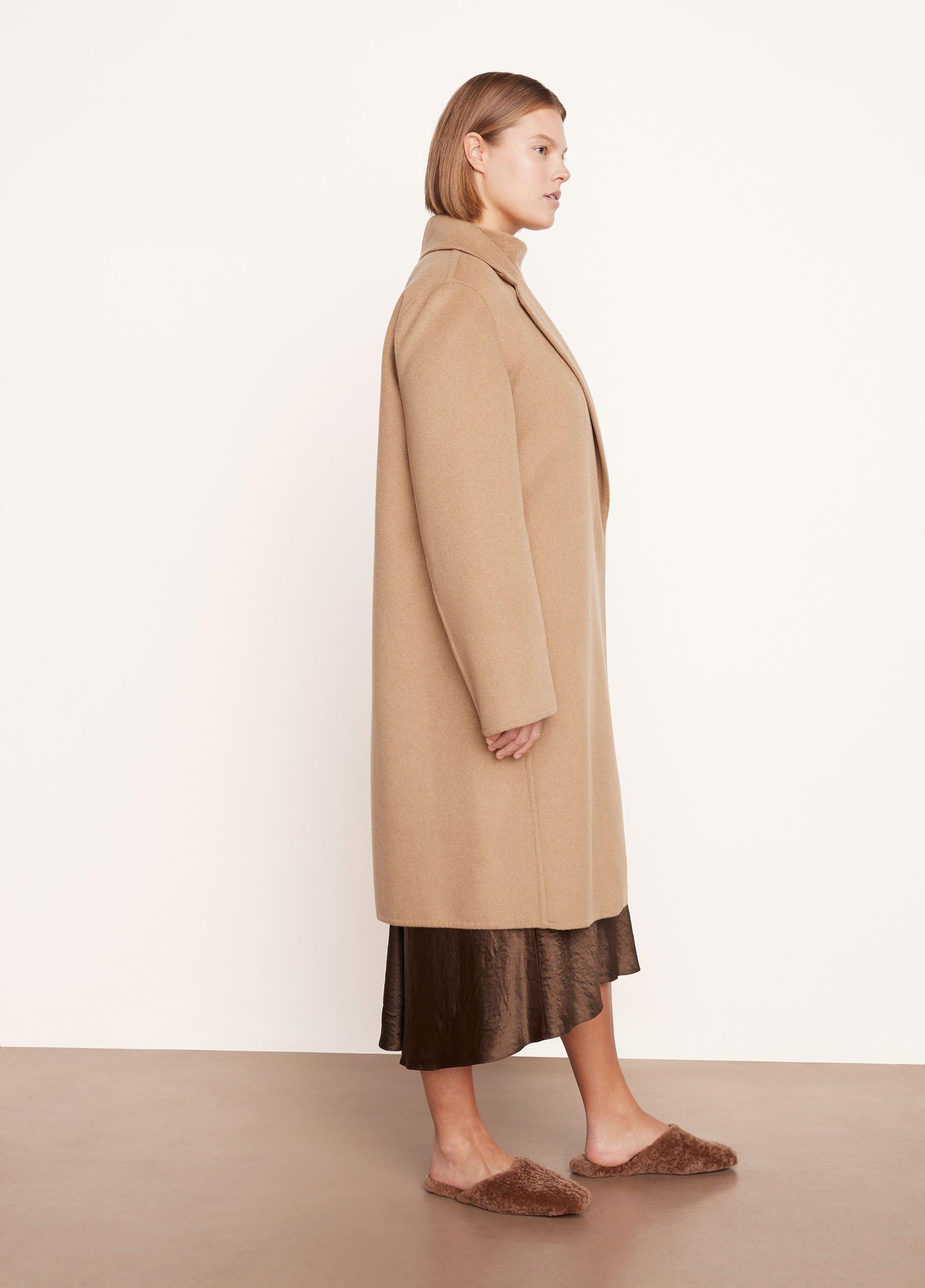 Vince Two Toned store Charmela Wool Relaxed Long Coat. Size M