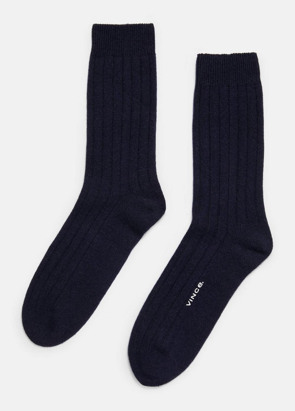 Cashmere Rib Sock, Coastal Blue, Size M/L Vince