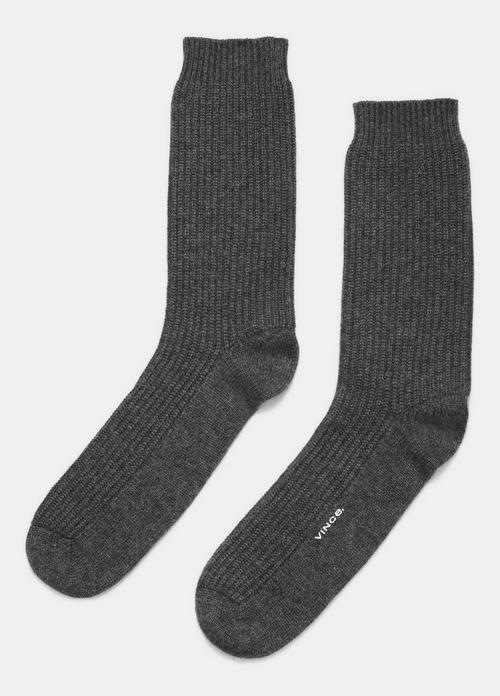 Wool and Cashmere Shaker Stitch House Sock
