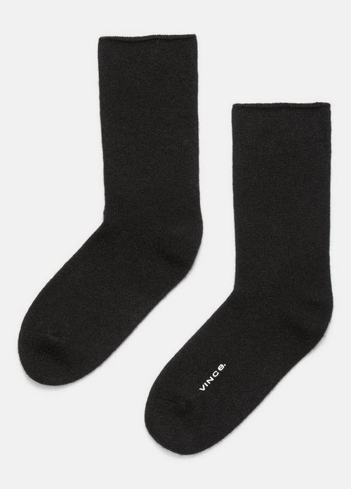 Cashmere Jersey Short Sock