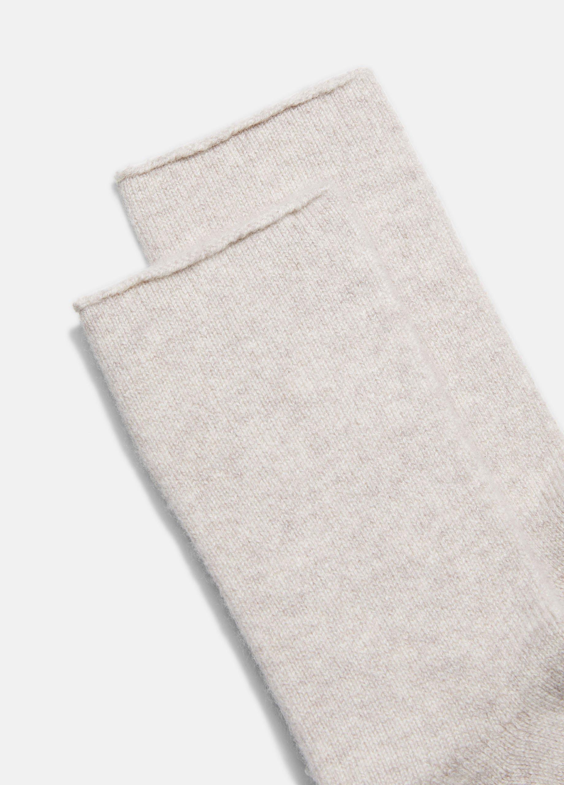 Women's Cashmere Jersey Short Sock image number 1