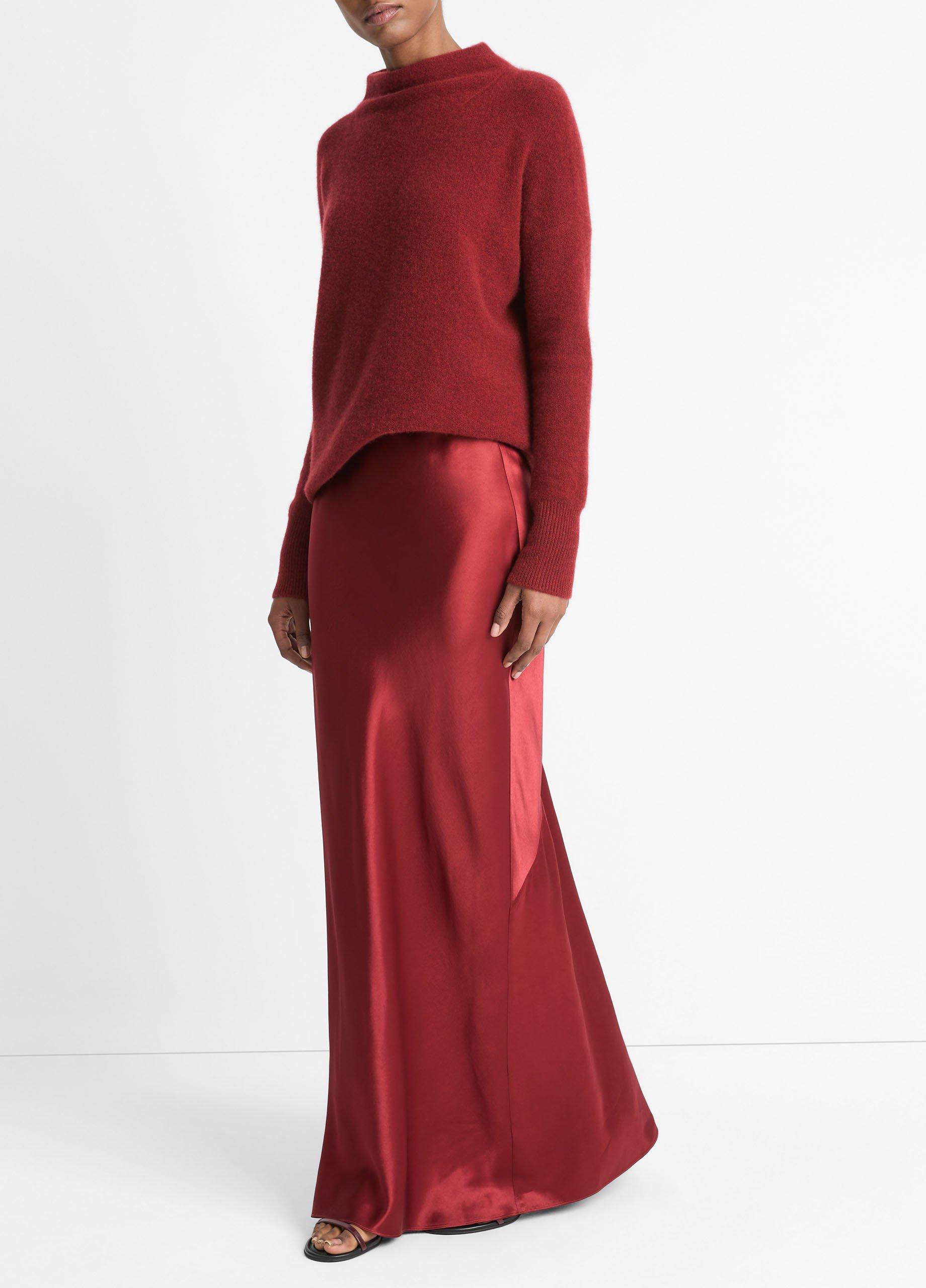 【NONCODE】Bri And Low Satin Long Skirt Satin Maxi Skirt | Nasty Gal