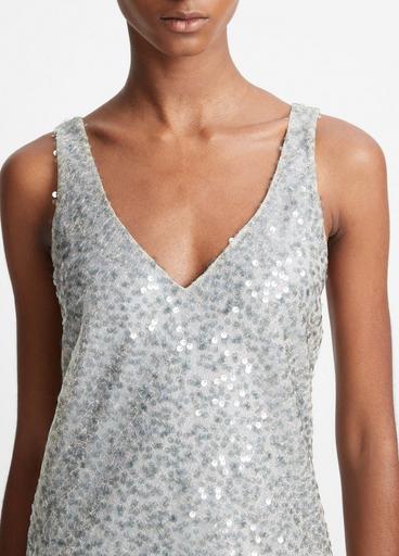 Lucite Metallic Sequin Slip Dress image number 1