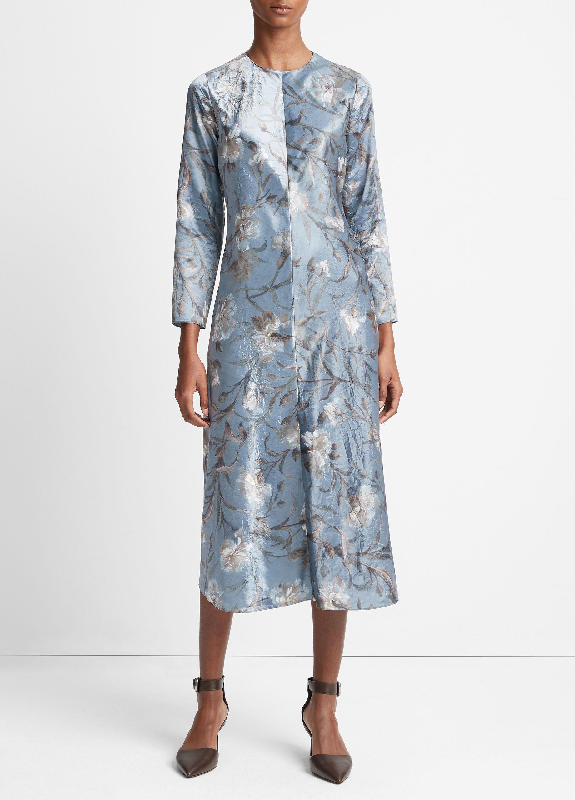 Night Carnation Long-Sleeve Dress image number 0