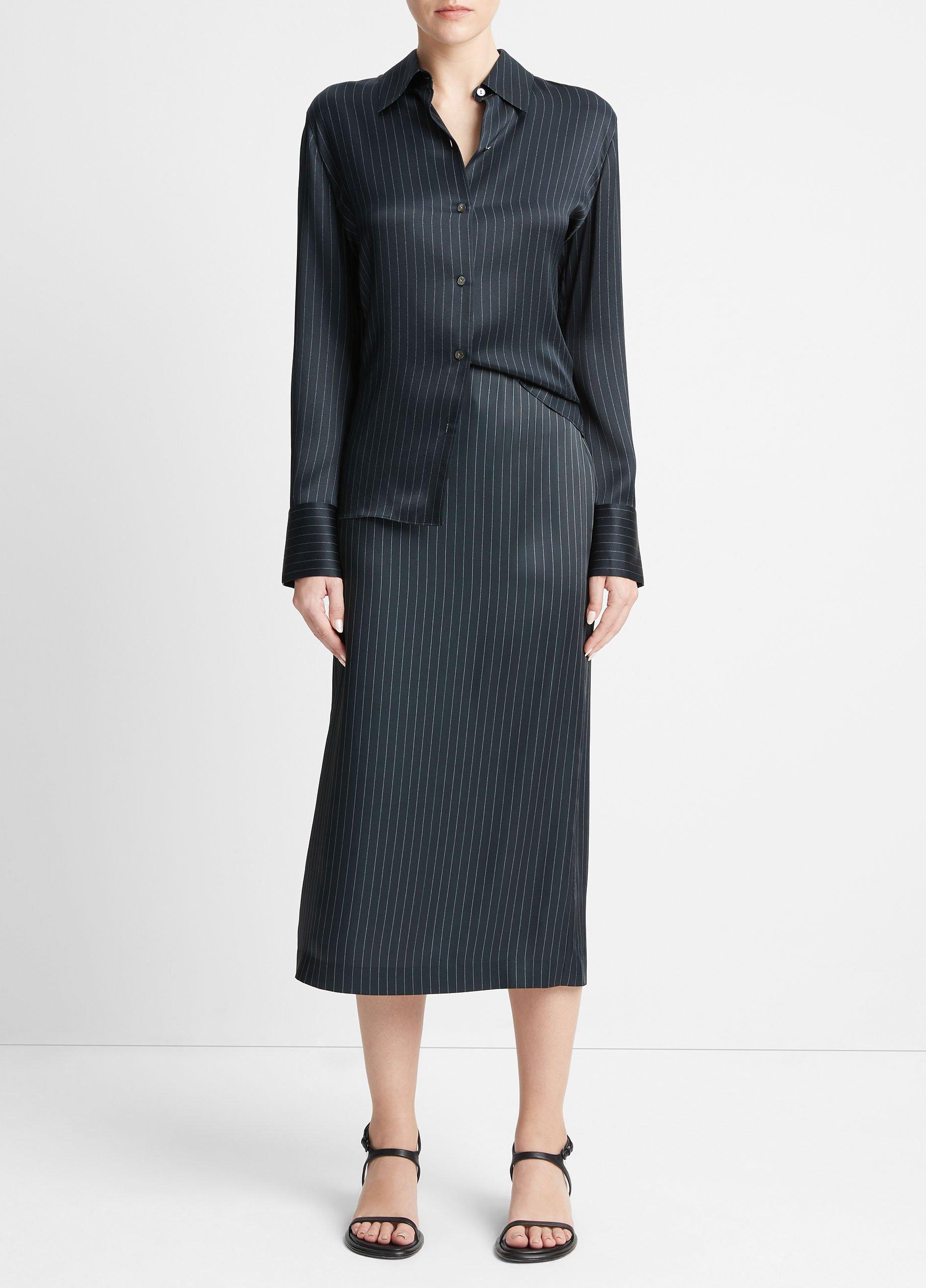 Pinstripe skirt hotsell