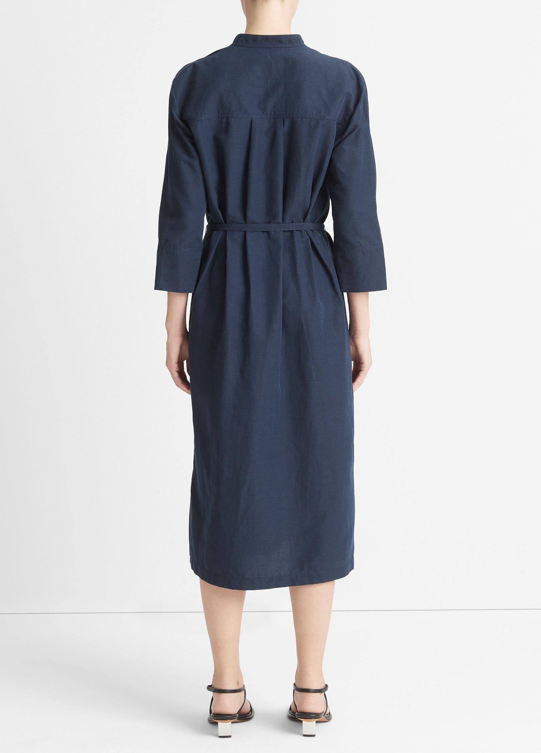 Band-Collar Pullover Dress in Dresses & Skirts | Vince 
