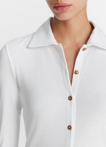 Long-Sleeve Collared Button-Up Shirt image number 1