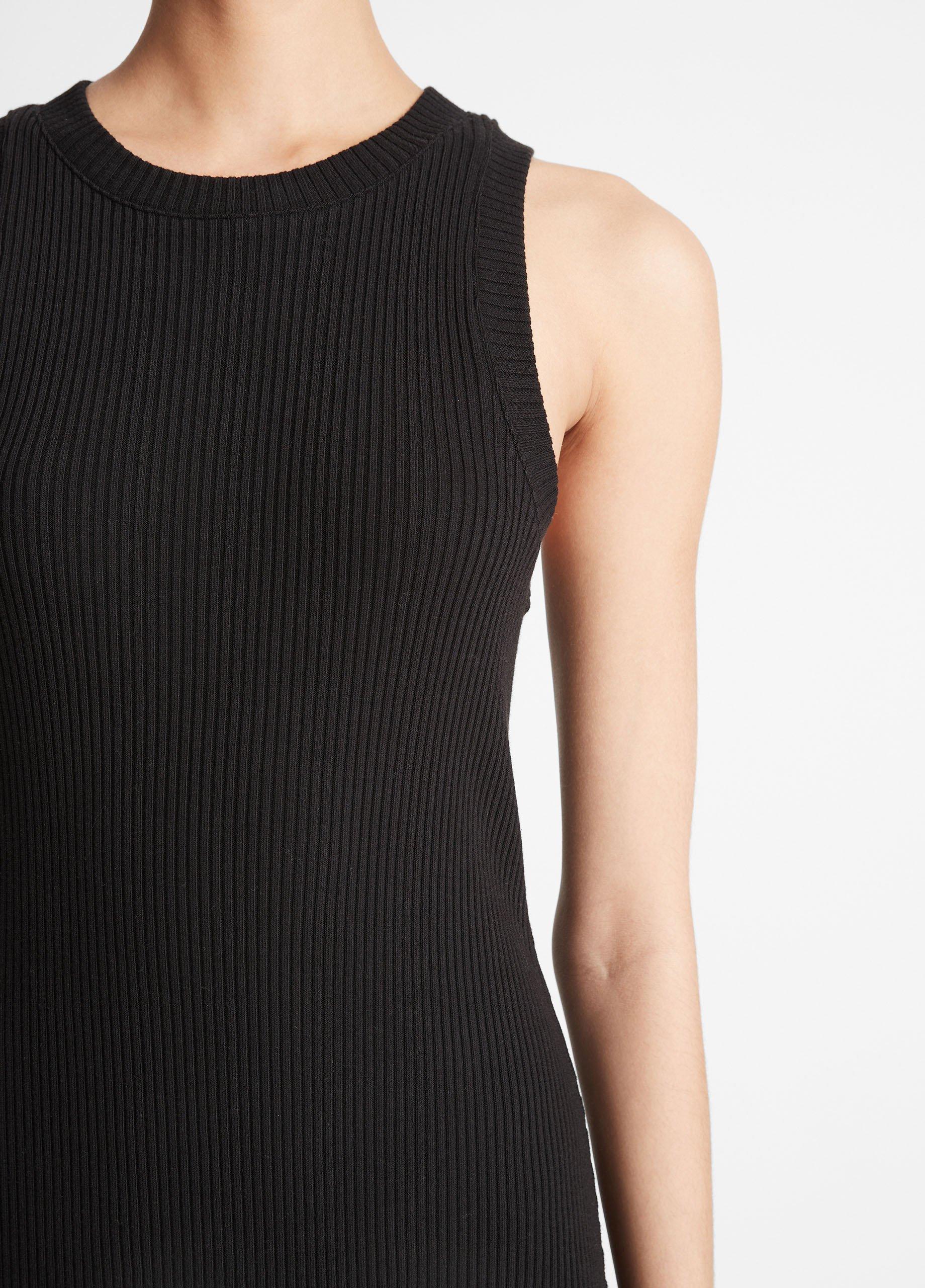 Thumbnail of Ribbed High-Neck Tank Dress