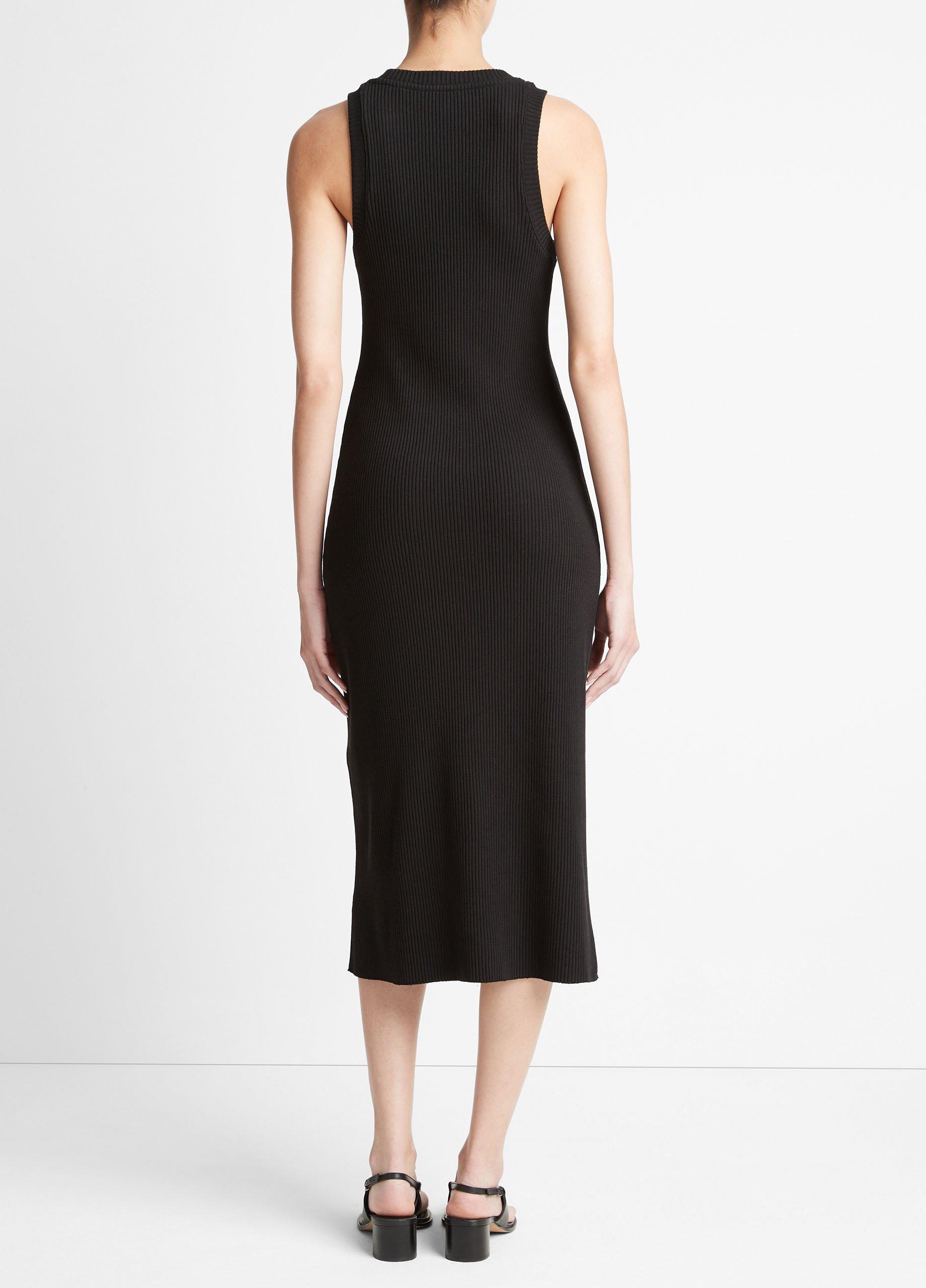 Thumbnail of Ribbed High-Neck Tank Dress