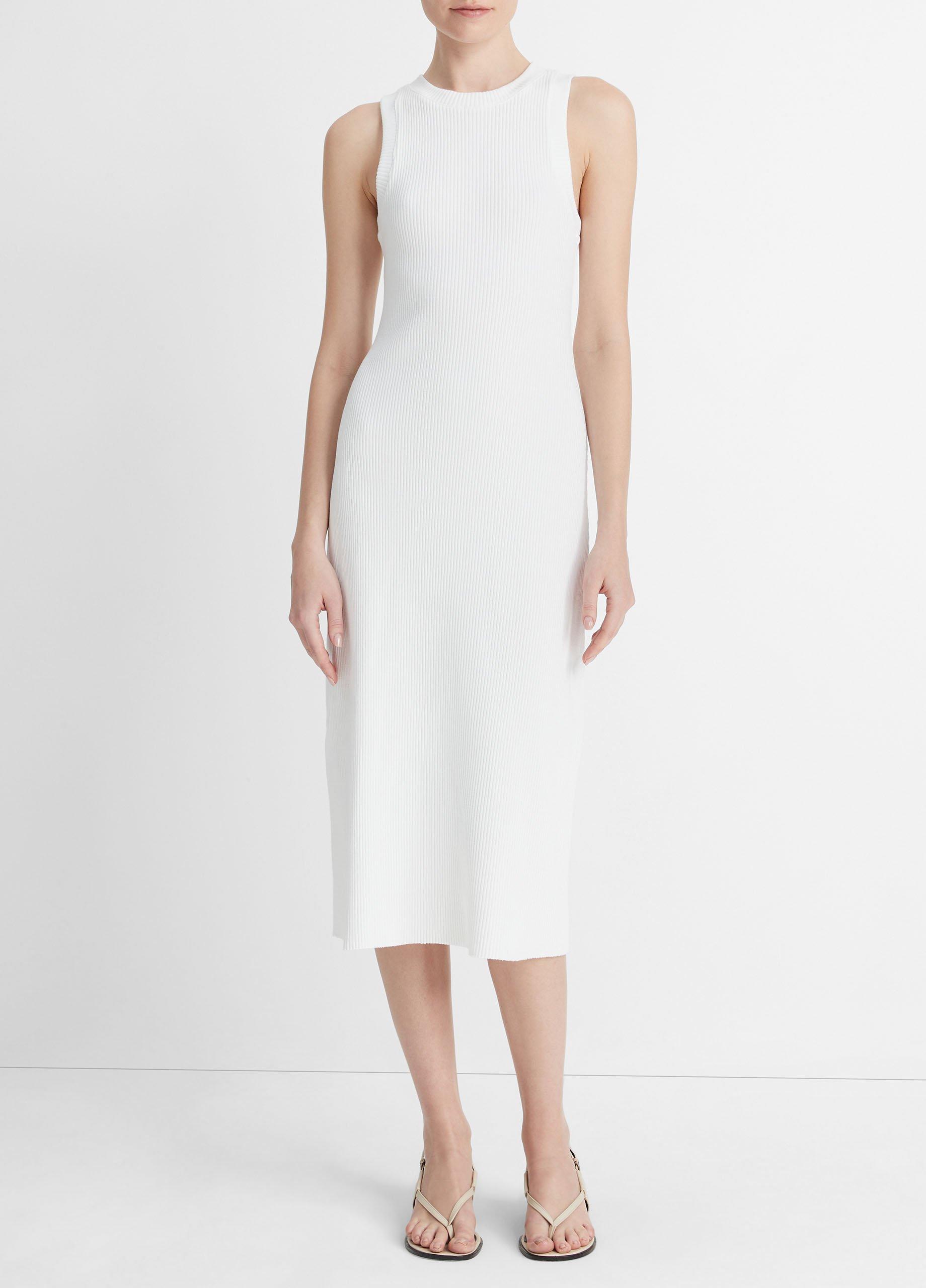 Buy Ribbed High-Neck Tank Dress for USD 245.00 | Vince