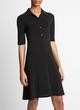 Elbow-Sleeve Polo Dress image number 2