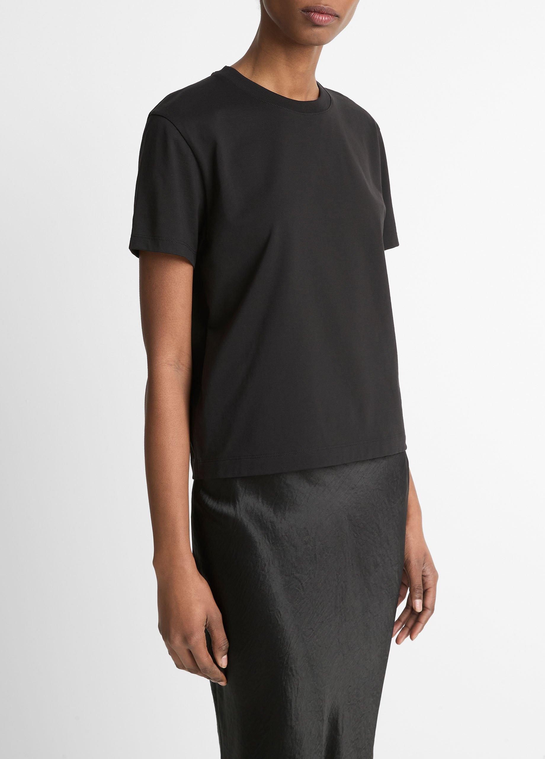 Pima Cotton Crew Neck T-Shirt image number 1