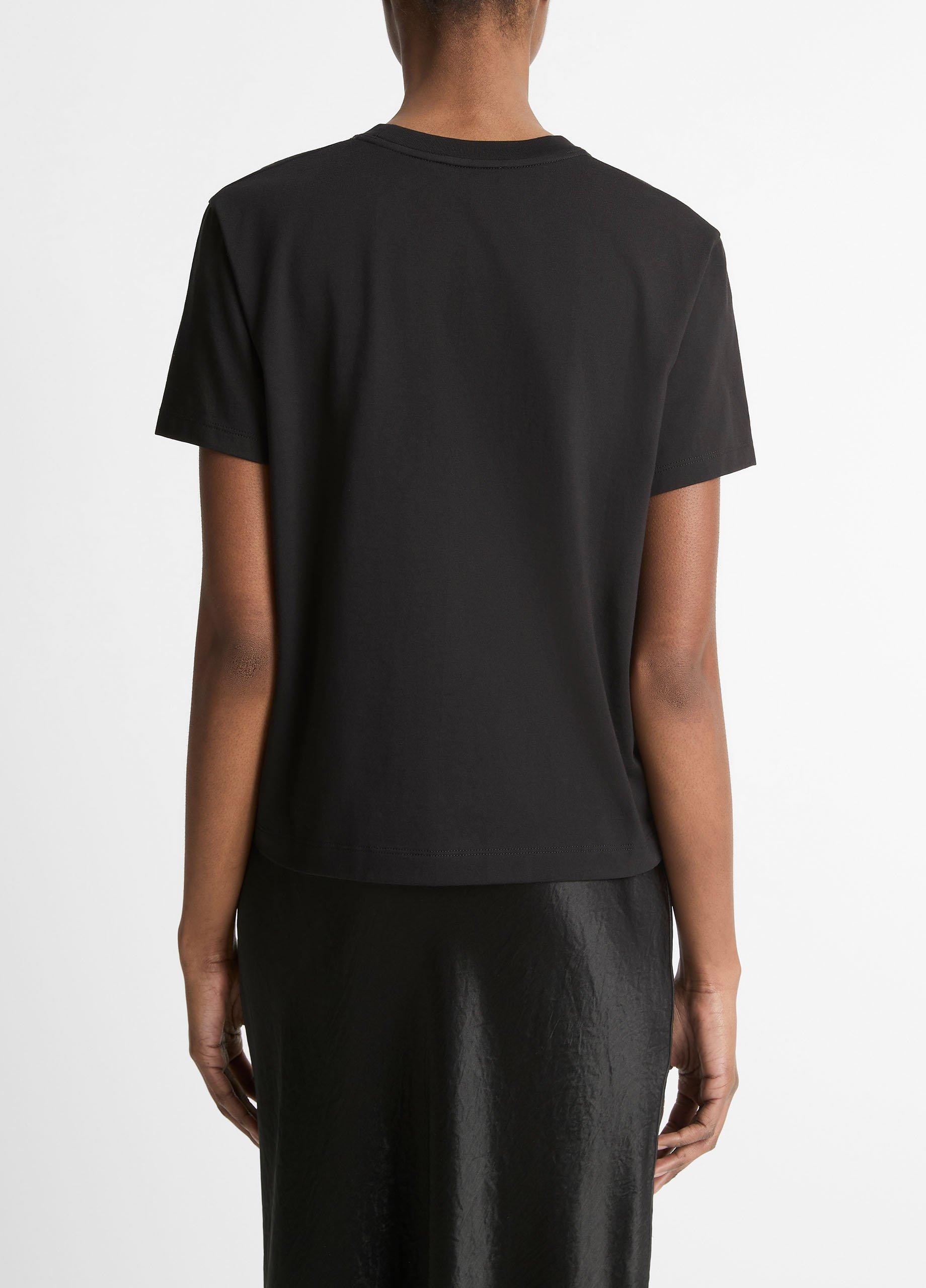 Pima Cotton Crew Neck T-Shirt image number 2