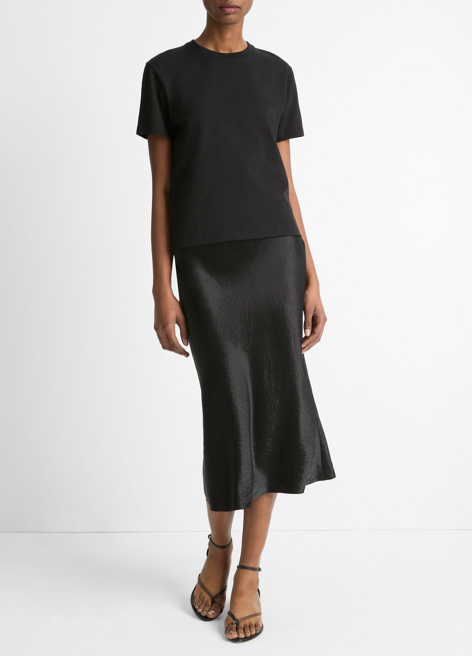 Pima Cotton Crew Neck T-Shirt image number 3