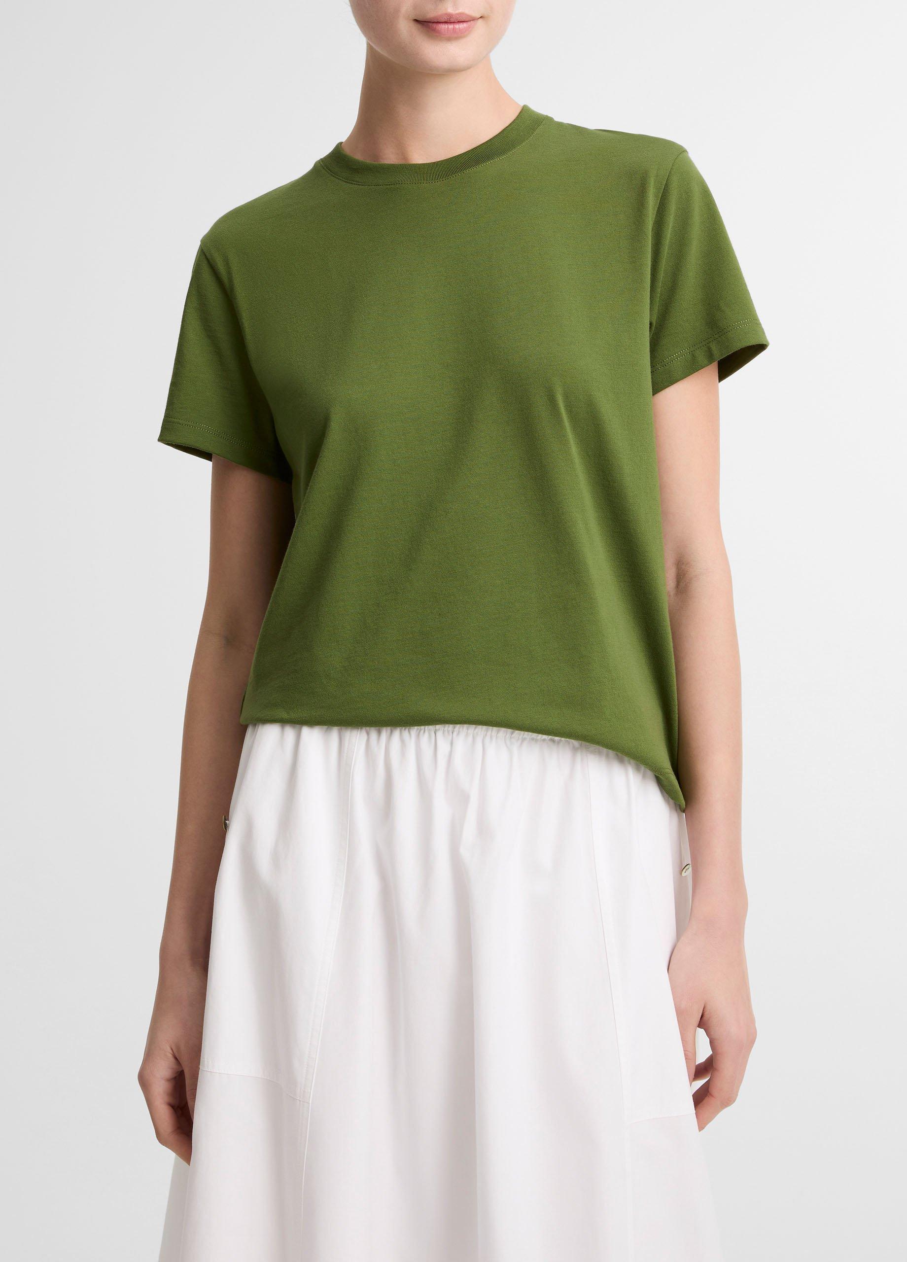 Pima Cotton Crew Neck T-Shirt image number 0