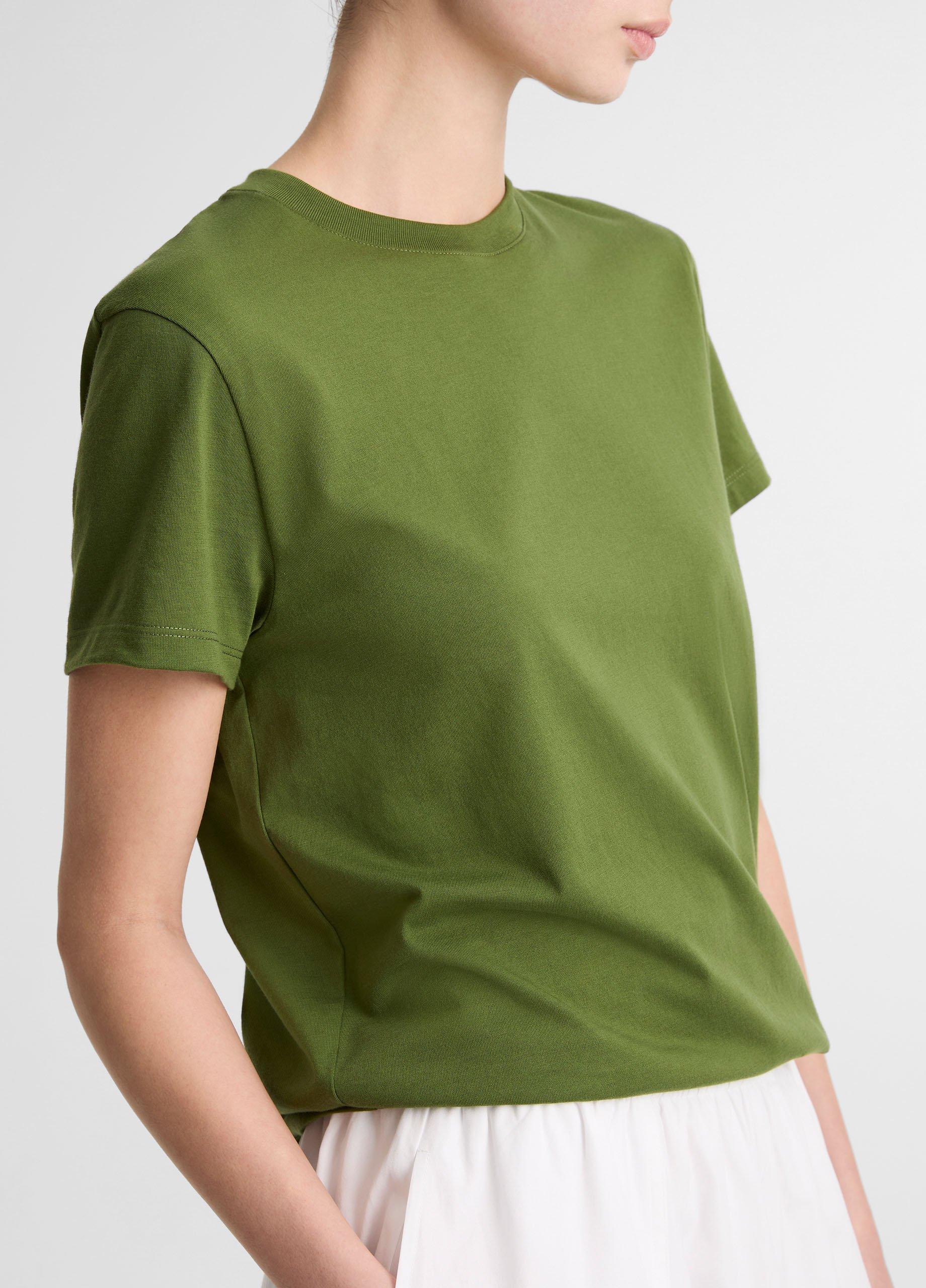 Pima Cotton Crew Neck T-Shirt image number 1