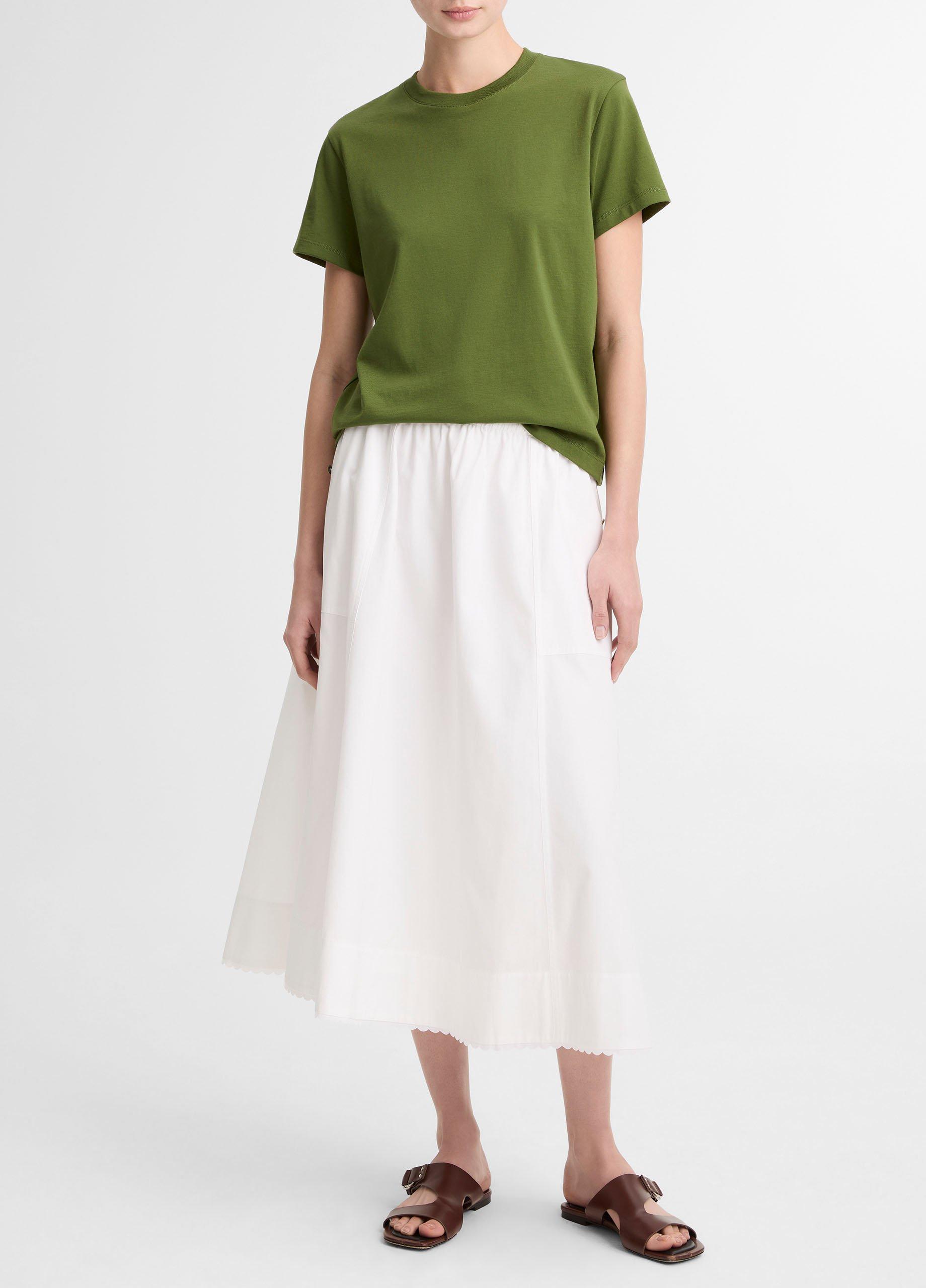 Pima Cotton Crew Neck T-Shirt image number 3