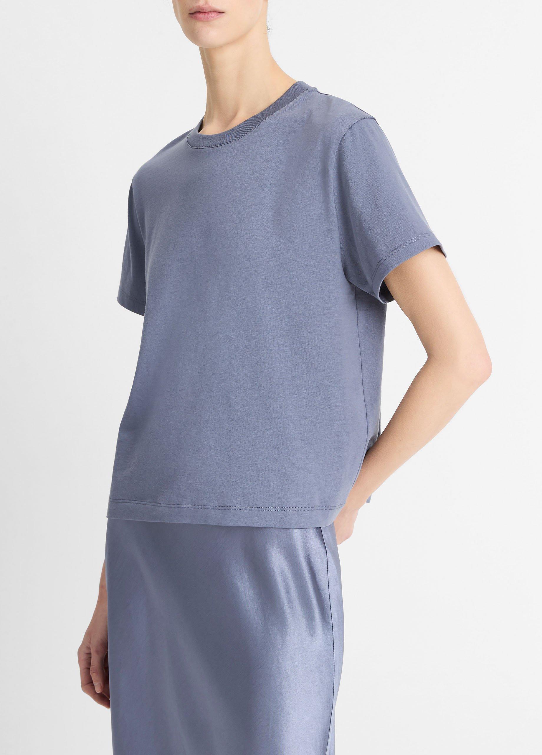 Pima Cotton Crew Neck T-Shirt image number 1