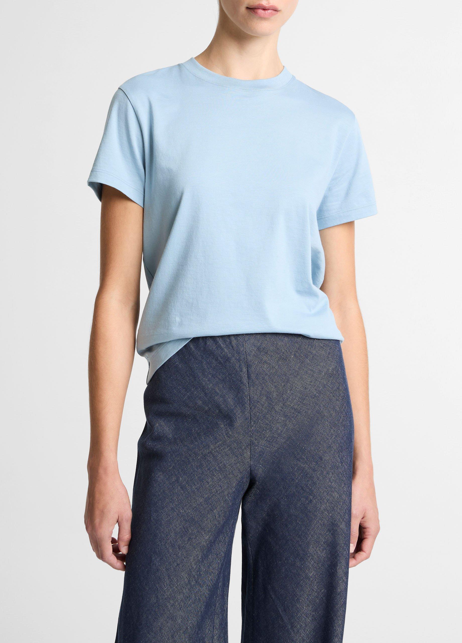 Pima Cotton Crew Neck T-Shirt