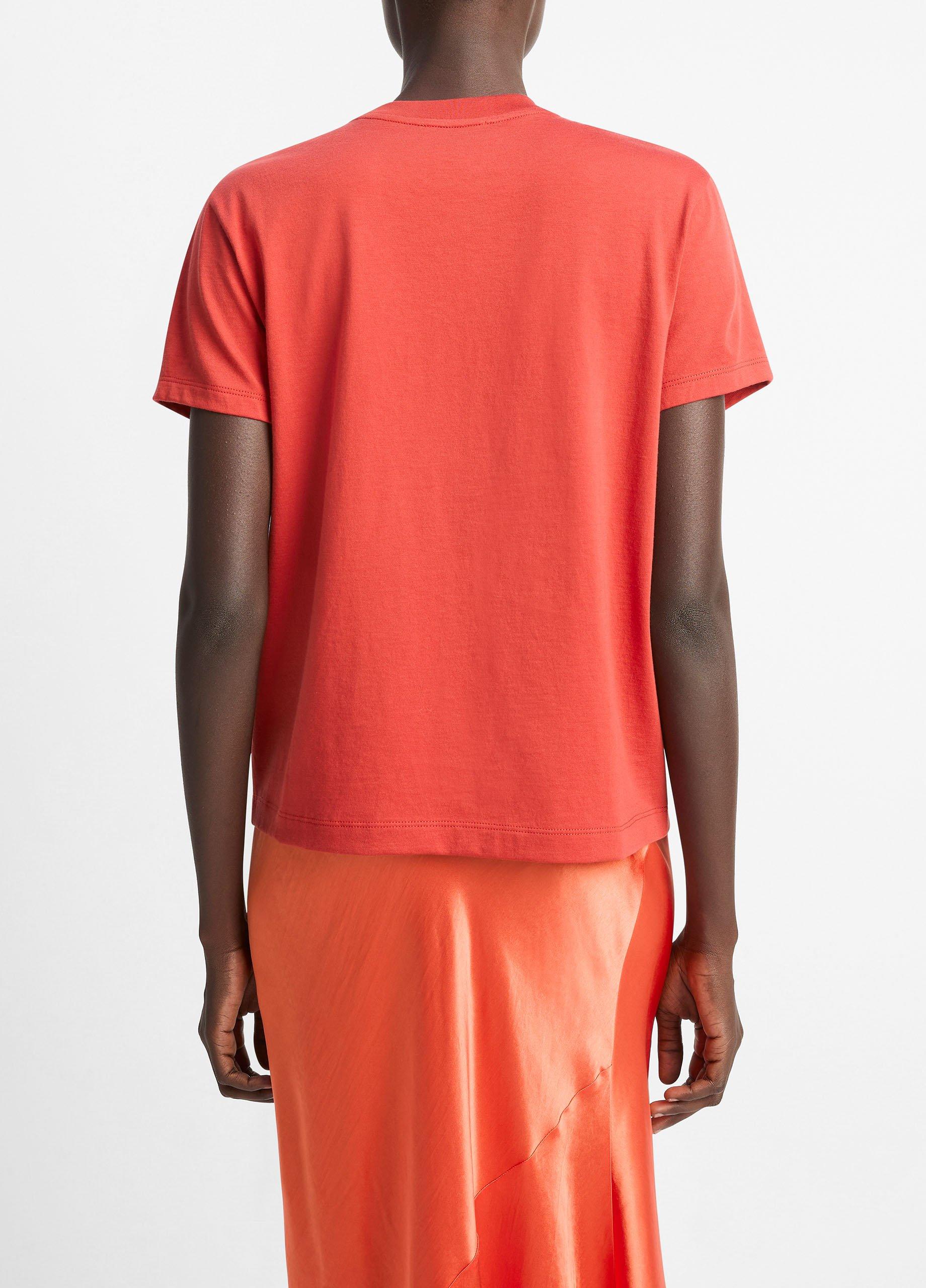 Pima Cotton Crew Neck T-Shirt image number 2