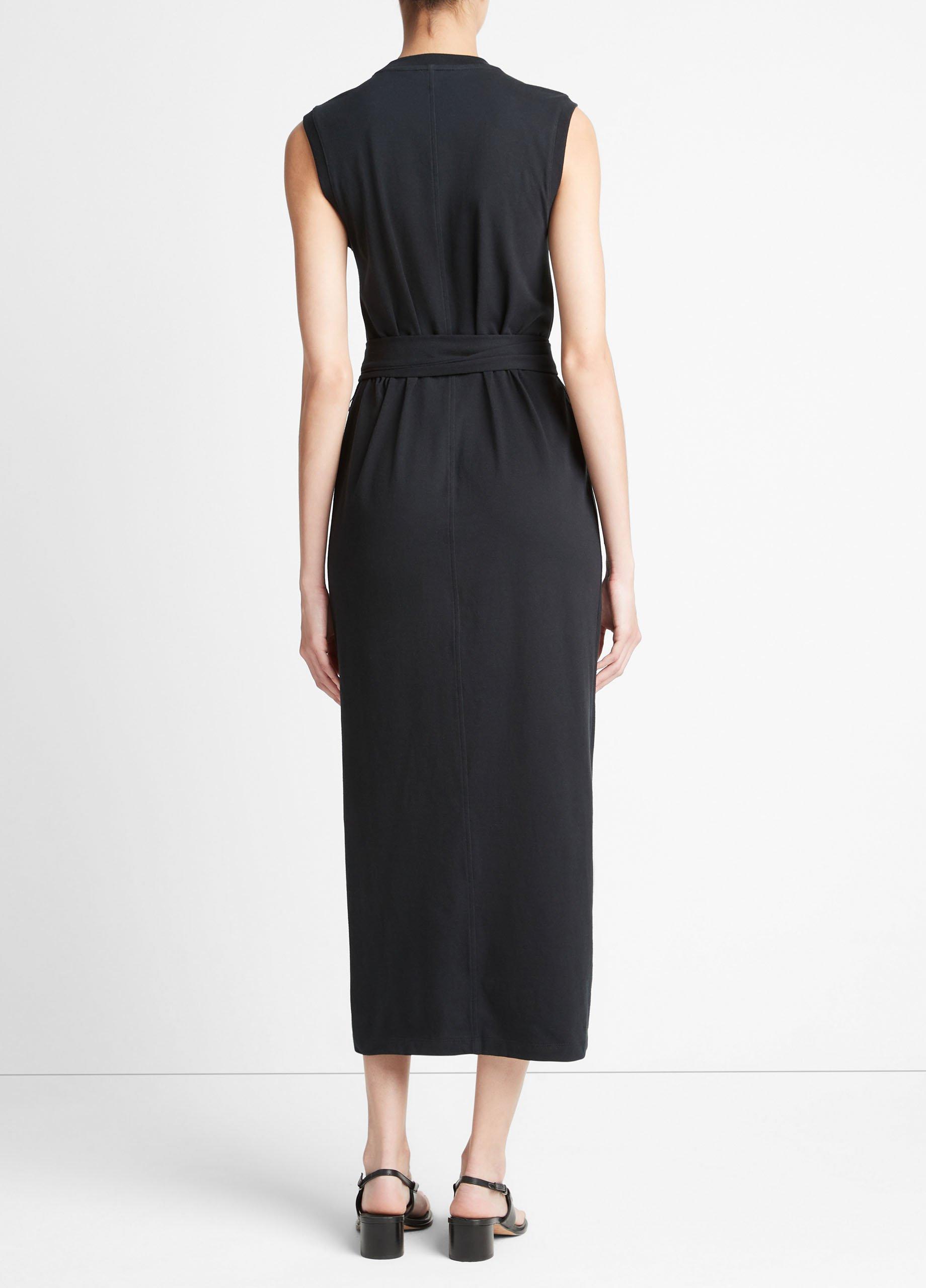 Sleeveless stretch sheath dress, Vince, Shop Midi Dresses