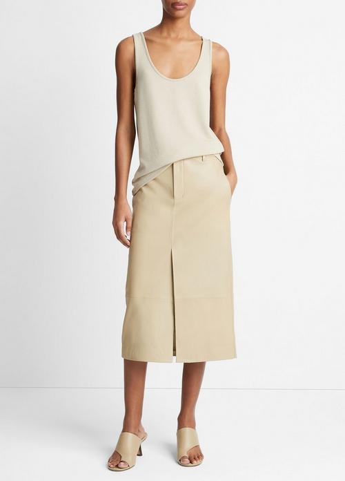 Vince discount linen skirt