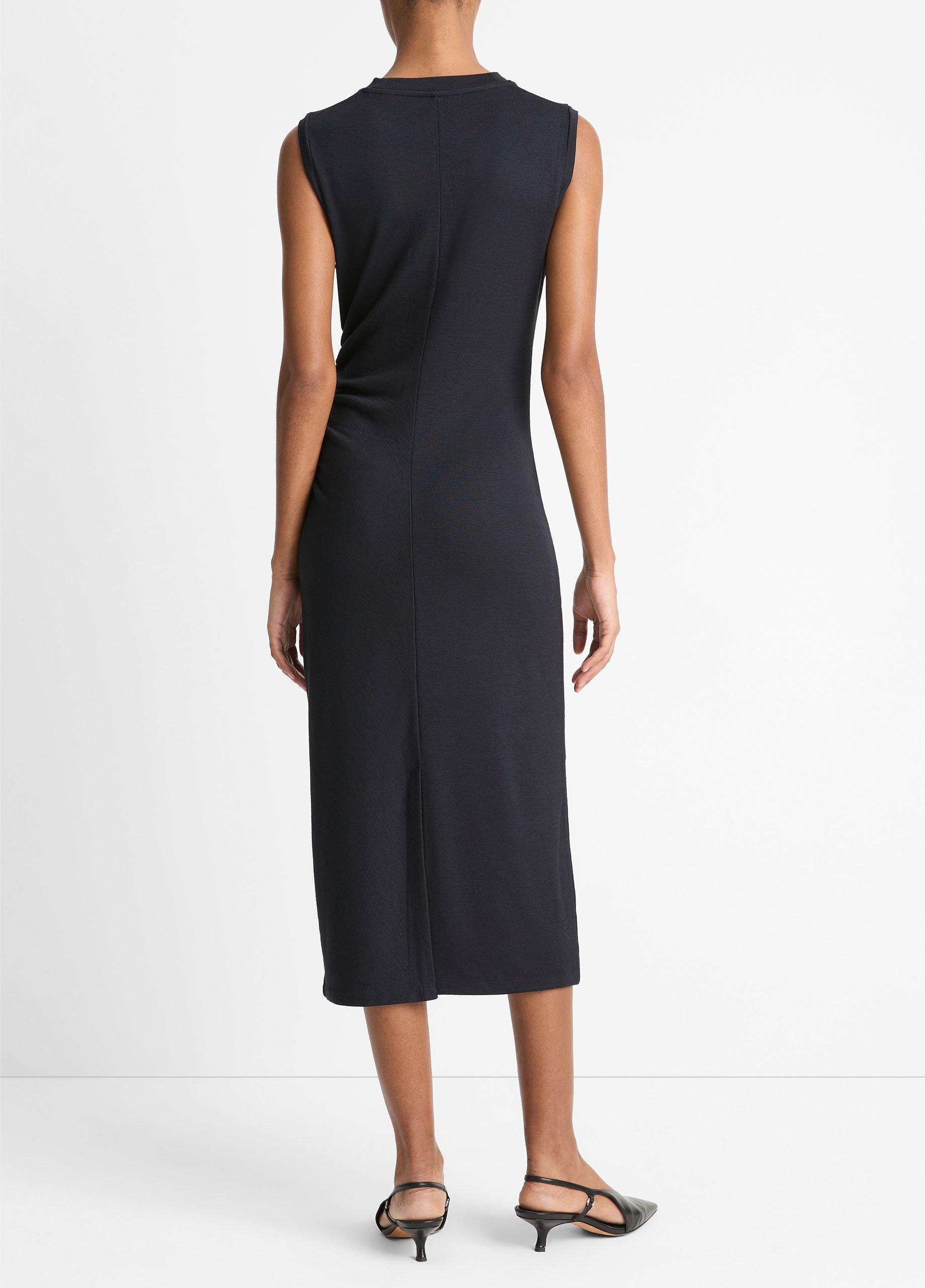 ワンピース Y's 20SS RIGHT GATHER SLEEVELESS DRESS Sleeveless Gathered-Waist Dress in Dresses & Skirts | Vince