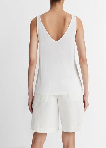 Relaxed V-Neck Tank image number 3