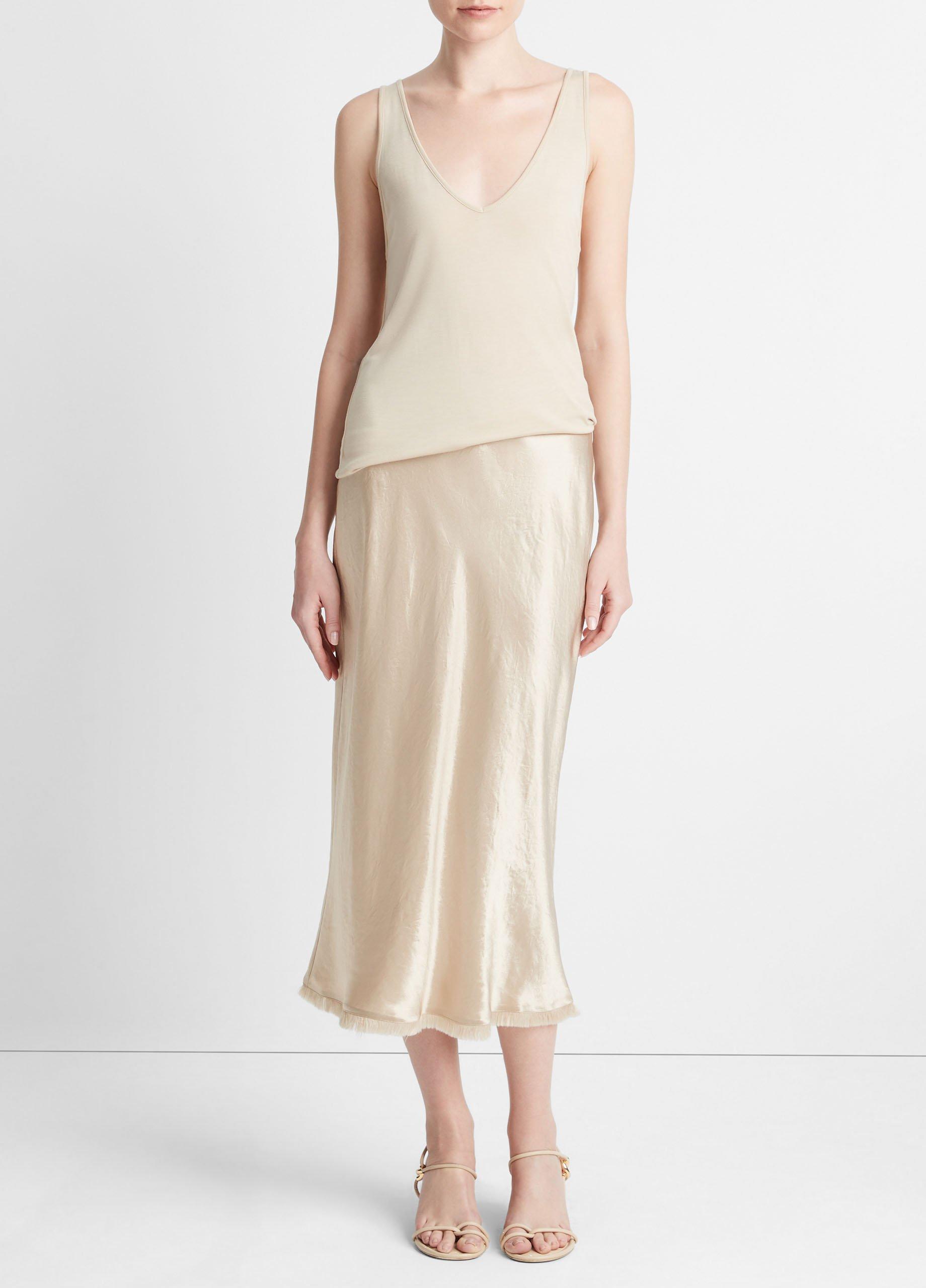 Relaxed V-Neck Tank image number 0