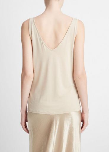 Relaxed V-Neck Tank image number 3