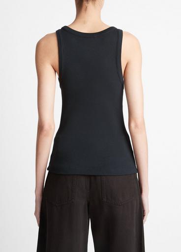 Ribbed Scoop-Neck Tank image number 3