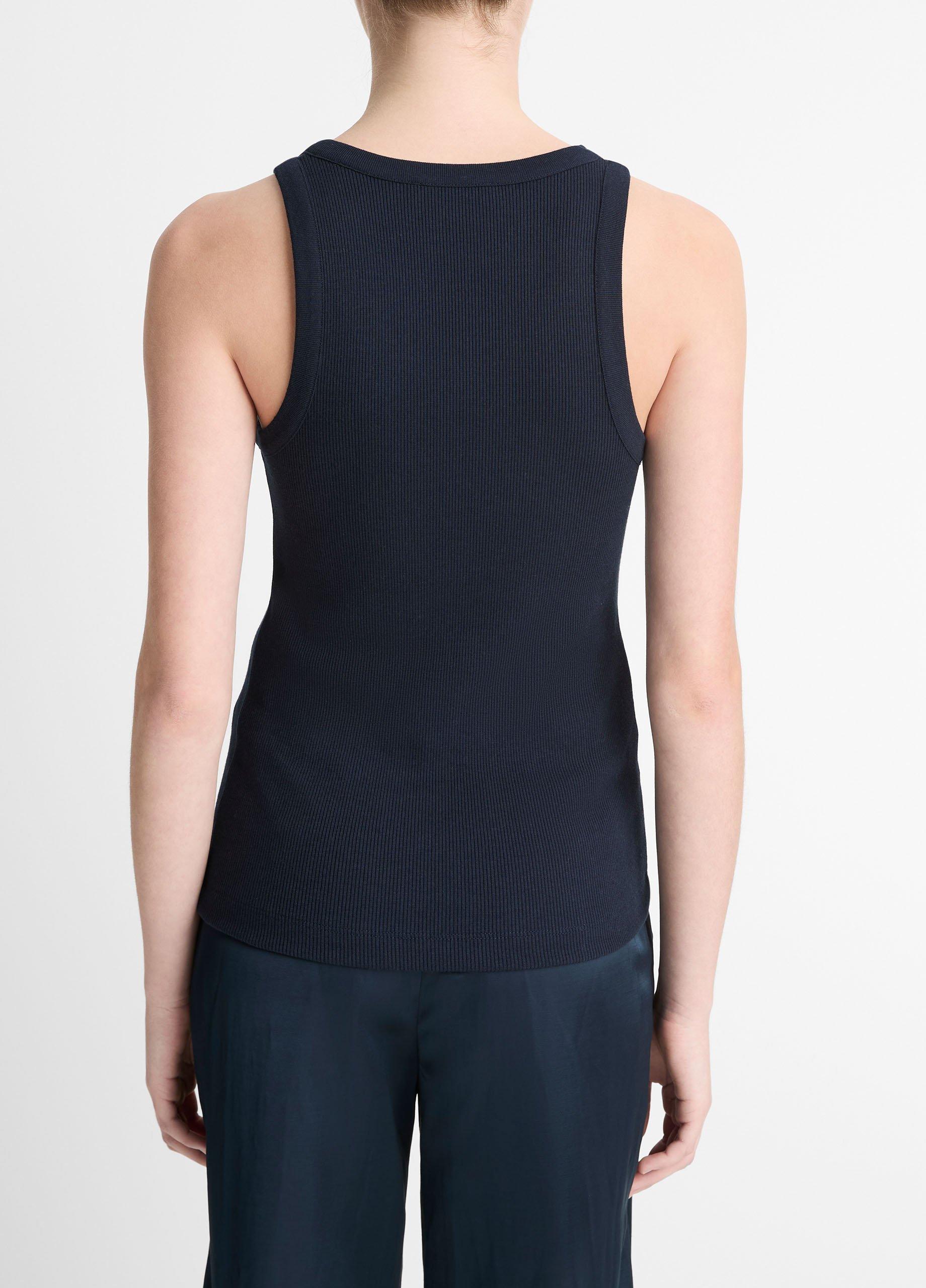 トップス TONTON Ribbed Scoop-Neck Tank in Tank Tops | Vince