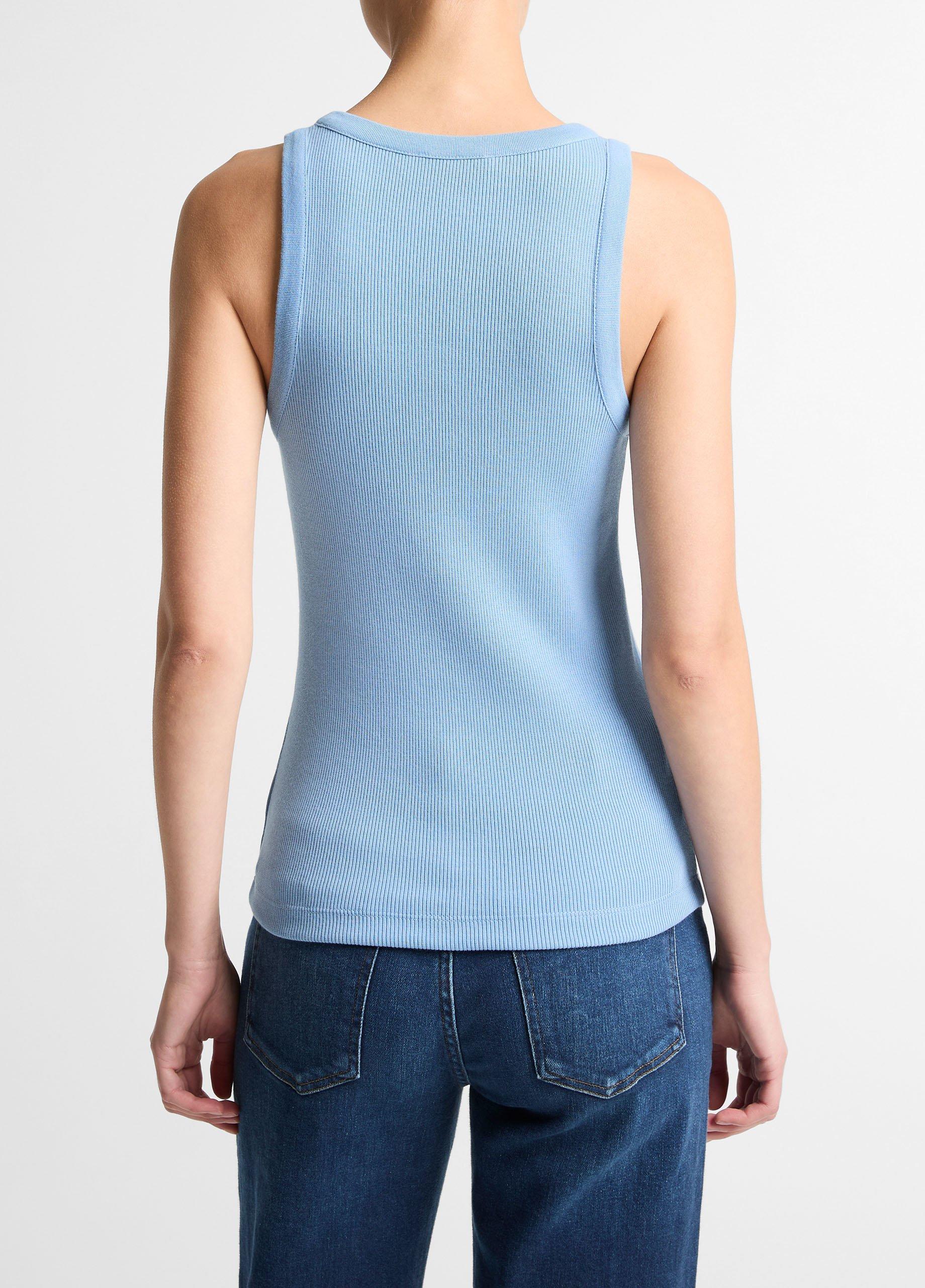 Ribbed Scoop-Neck Tank image number 2