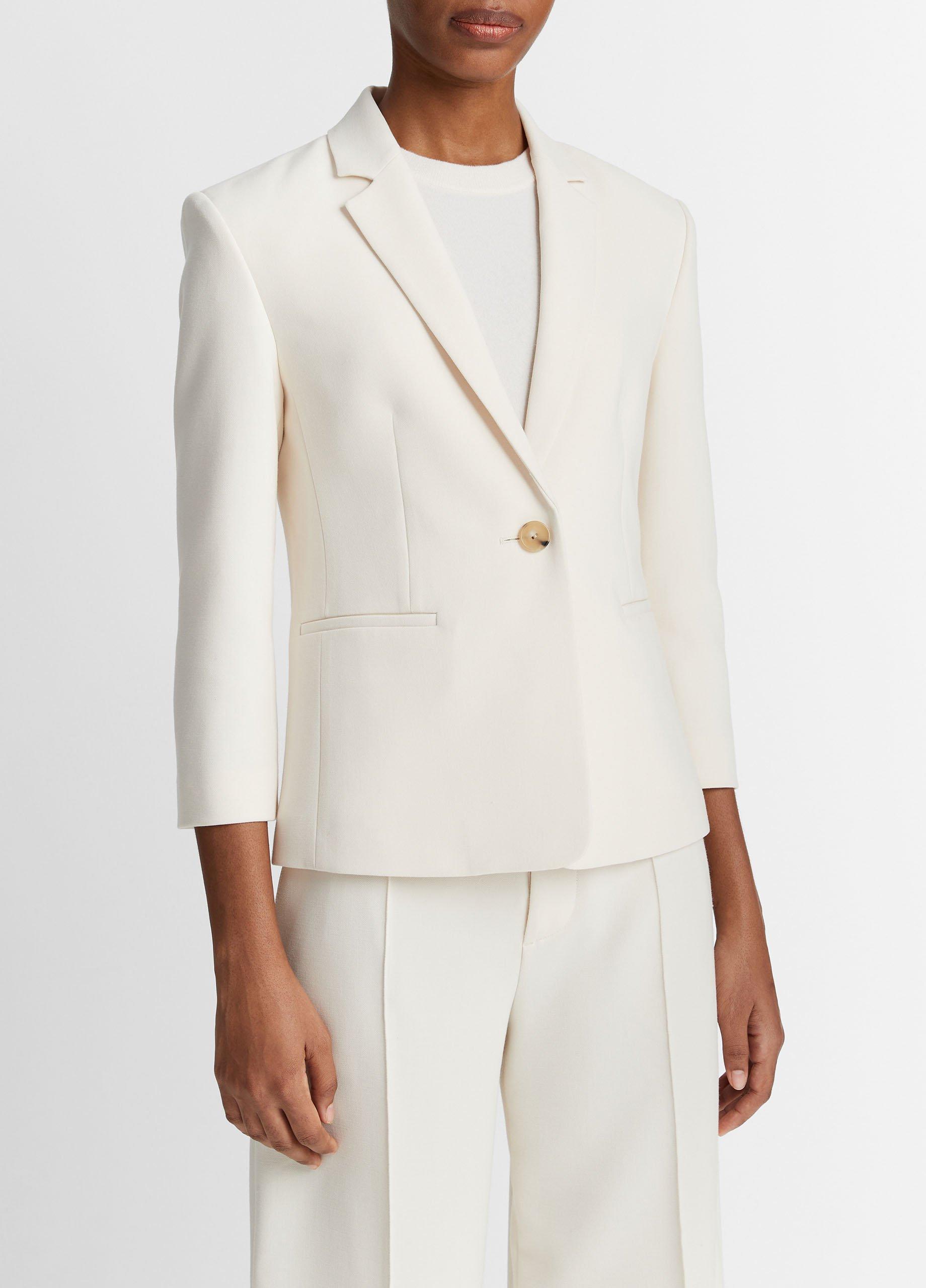 Vince white clearance blazer