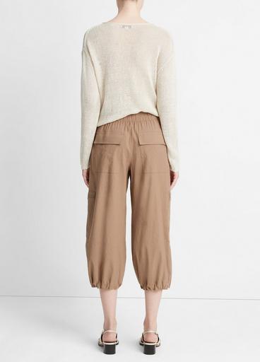 Low-Rise Cropped Parachute Pant image number 3