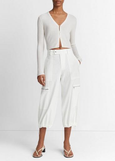 Low-Rise Cropped Parachute Pant image number 0