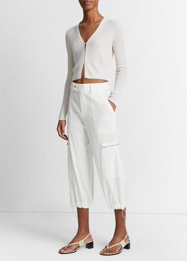 Low-Rise Cropped Parachute Pant image number 2