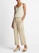 Cotton Cropped Utility Pant image number 2