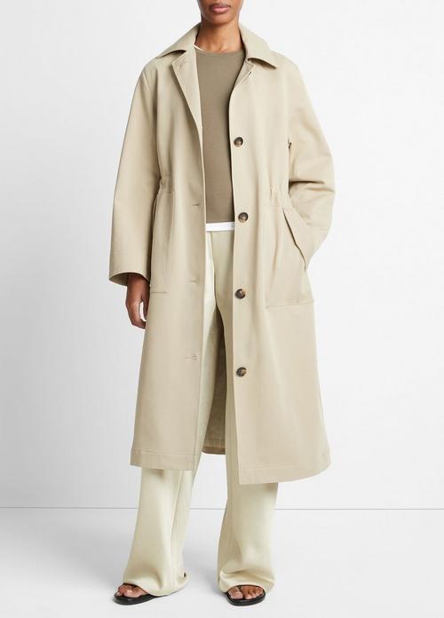 Fine Cotton Mac Coat