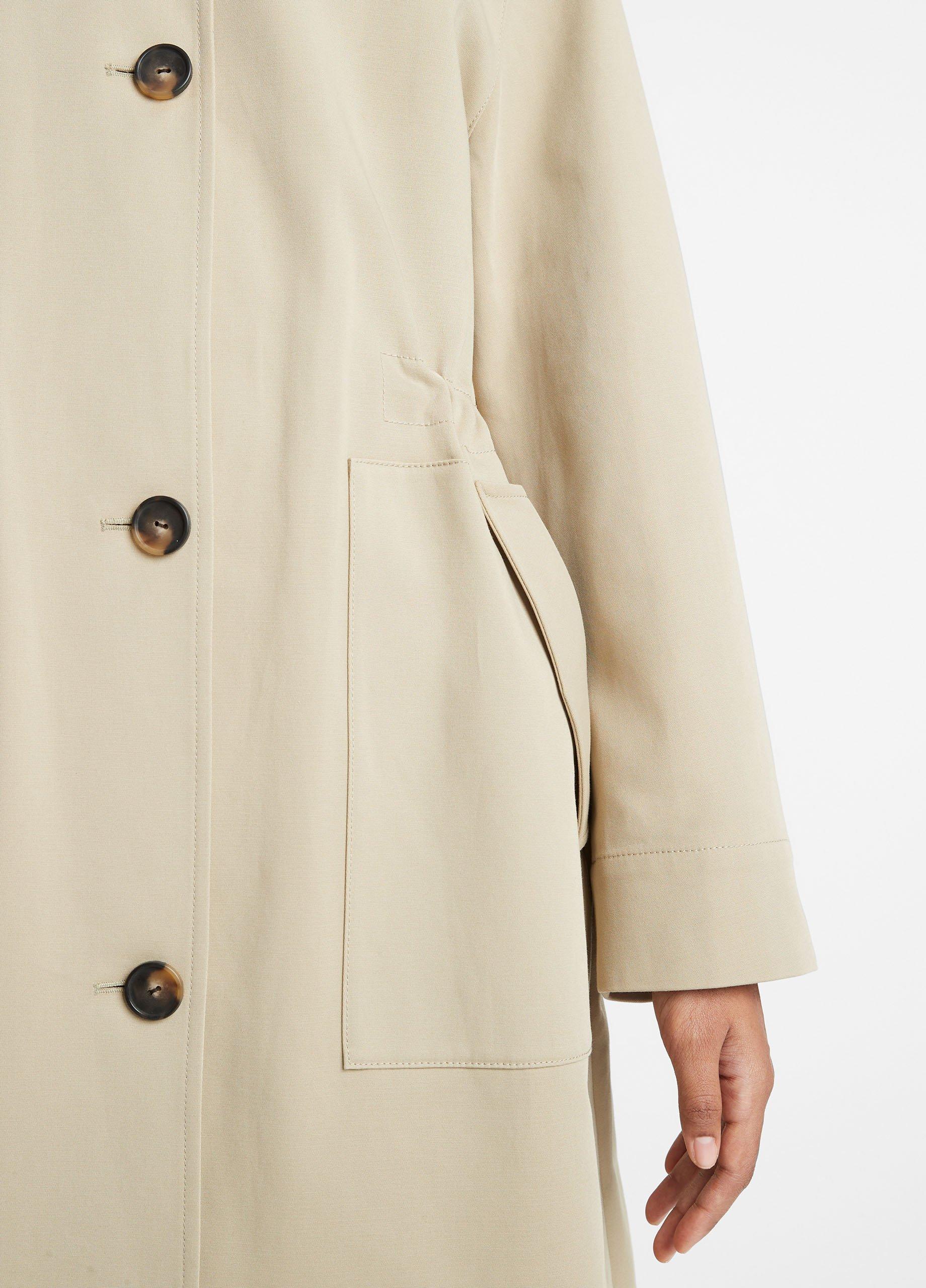 Fine Cotton Mac Coat