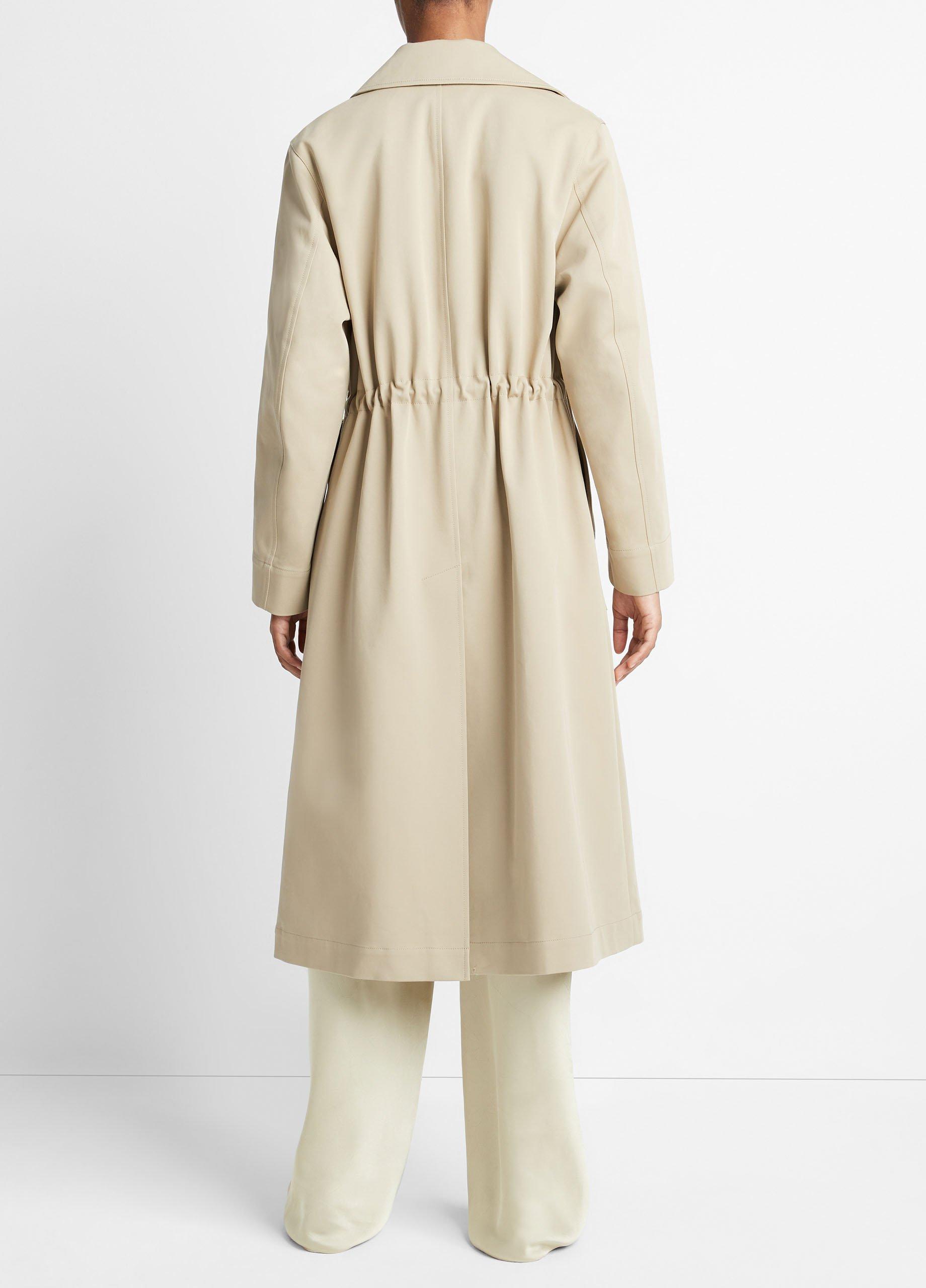 Fine Cotton Mac Coat