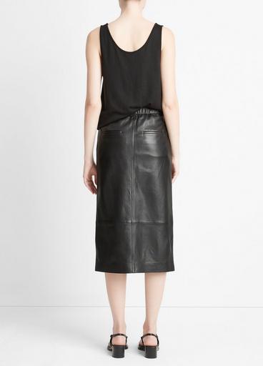 Leather Trouser Skirt image number 3