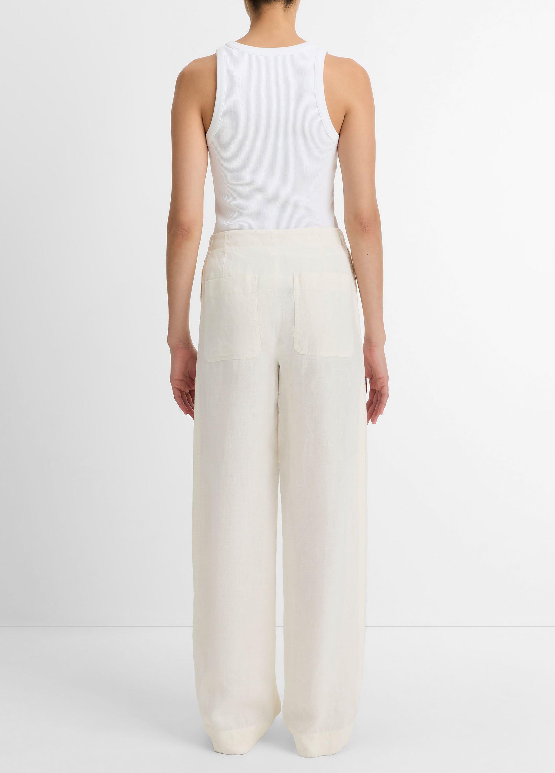 ★2023SU新作★GROVE★COUCH PANTS Hemp Low-Rise Utility Pant in Trousers | Vince