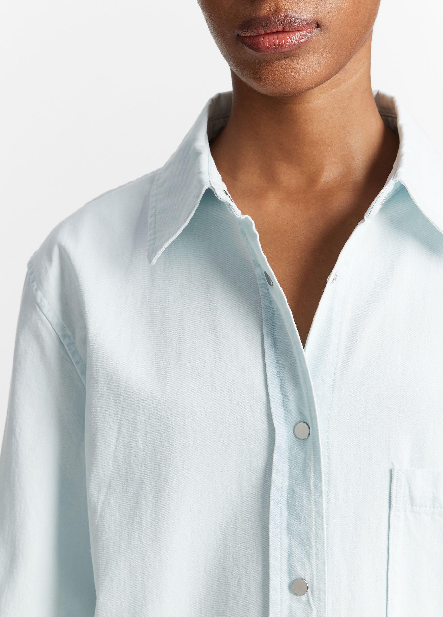 Cotton-Twill-Snap-Front-