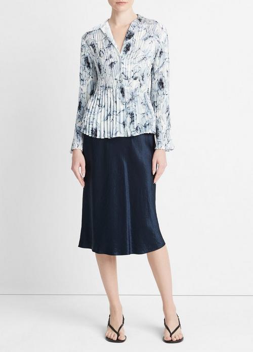 Washed Lily Pleated Blouse
