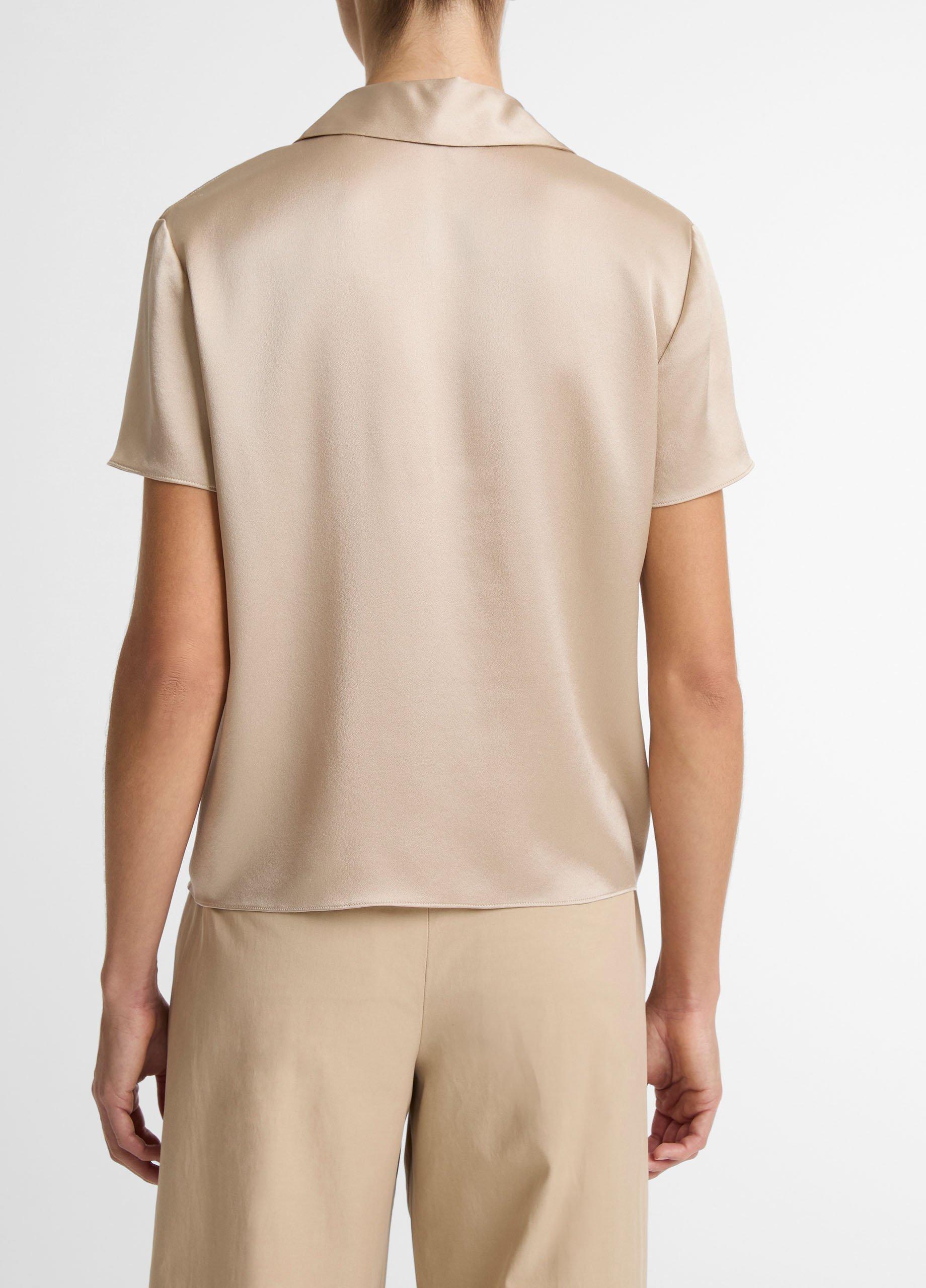 Silk Short-Sleeve Polo Shirt image number 2