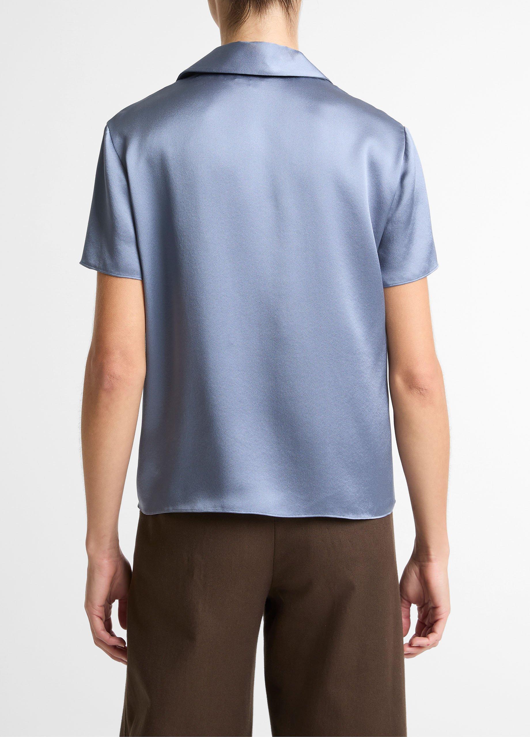 Silk Short-Sleeve Polo Shirt image number 2